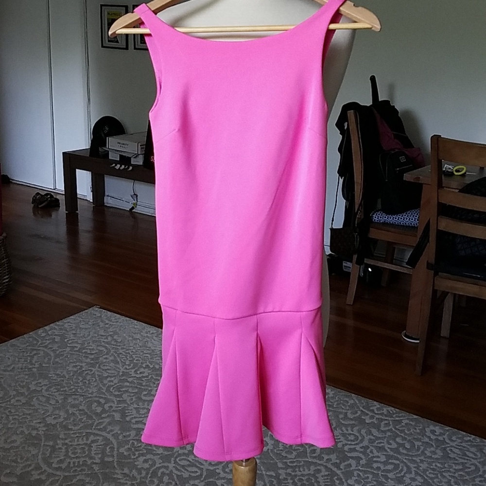 ASOS bubblegum pink mini dress